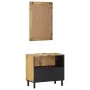 Conjunto de muebles de baño 2 uds marrón madera maciza de mango de , Muebles de baño - Ref: Foro24-3310006, Precio: 206,74 €,...