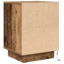 Mesillas de noche con luces LED 2 uds madera vieja 38x34x50 cm by , Nightstands - Ref: Foro24-861298, Price: 97,99 €, Discoun...