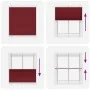 Estor Plisado rojo burdeos 115x100 cm Tela Ancho 114,4 cm by , Blinds and blinds - Ref: Foro24-4015231, Price: 23,24 €, Disco...