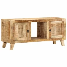 Mueble de TV madera maciza de mango rugosa 105x46x32 cm by , CD and DVD storage - Ref: Foro24-4104521, Price: 214,94 €, Disco...