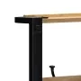 Perchero de madera maciza de mango rugoso 80x40x190 cm | Tu tienda online para hogar, jardín y más Foro24.es