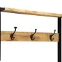 Perchero de madera maciza de mango rugoso 80x40x190 cm | Tu tienda online para hogar, jardín y más Foro24.es