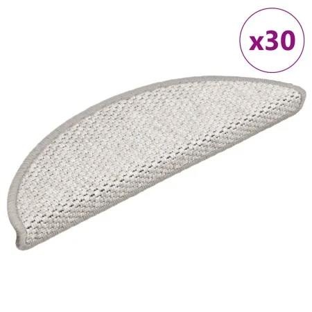Alfombrilla autoadhesiva escalera sisal 30uds Platina 56x17x3cm von , Treppenmatten - Ref: Foro24-3365858, Preis: 143,05 €, R...