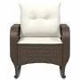 Silla mecedora de jardín con cojines ratán sintético marrón von , Gartenstühle - Ref: Foro24-4104194, Preis: 118,24 €, Rabatt: %