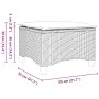 Taburetes de jardín con cojines 2 uds negro 55x55x36 cm von , Hocker für den Außenbereich - Ref: Foro24-4108246, Preis: 123,2...