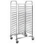 Carro con bandejas y 32 contenedores GN 75x55x162,5 cm by , Kitchen and dining carts - Ref: Foro24-4108072, Price: 215,20 €, ...