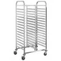 Carro con bandejas y 32 contenedores GN 75x55x162,5 cm by , Kitchen and dining carts - Ref: Foro24-4108072, Price: 215,20 €, ...