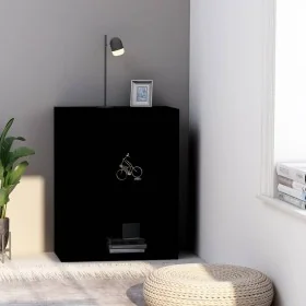Estantería de 2 niveles madera contrachapada negro 60x30x76,5cm by , Bookcases and shelves - Ref: Foro24-800964, Price: 46,10...