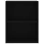 Estantería de 2 niveles madera contrachapada negro 60x30x76,5cm by , Bookcases and shelves - Ref: Foro24-800964, Price: 46,10...
