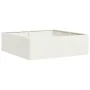 Jardinera acero blanco 100x100x30 cm de , Maceteros y jardineras - Ref: Foro24-860809, Precio: 73,01 €, Descuento: %