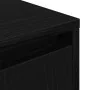 Mesilla de noche con luces LED negro38x34x65 cm | Tu tienda online para hogar, jardín y más Foro24.es