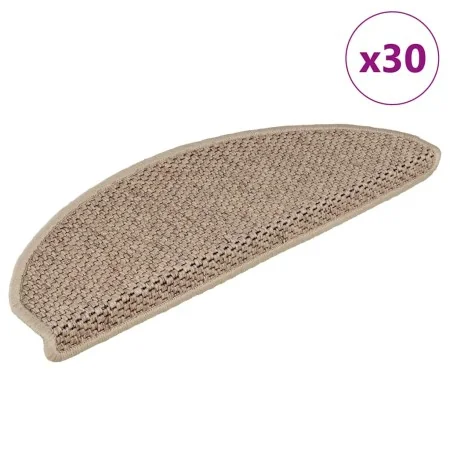 Alfombra autoadhesiva escalera sisal 30 uds 65x21x4 cm arena by , Stair mats - Ref: Foro24-3365879, Price: 164,20 €, Discount: %