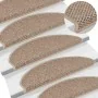 Alfombra autoadhesiva escalera sisal 30 uds 65x21x4 cm arena by , Stair mats - Ref: Foro24-3365879, Price: 164,20 €, Discount: %