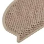 Alfombra autoadhesiva escalera sisal 30 uds 65x21x4 cm arena by , Stair mats - Ref: Foro24-3365879, Price: 164,20 €, Discount: %