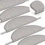Alfombra autoadhesiva escalera sisal 30 uds 65x21x4 cm Platina von , Treppenmatten - Ref: Foro24-3365870, Preis: 158,79 €, Ra...