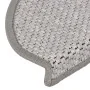 Alfombra autoadhesiva escalera sisal 30 uds 65x21x4 cm Platina von , Treppenmatten - Ref: Foro24-3365870, Preis: 158,79 €, Ra...