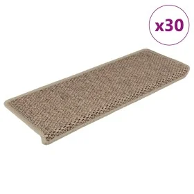 Alfombra autoadhesiva escalera sisal 30 uds 65x21x4 cm arena von , Treppenmatten - Ref: Foro24-3365891, Preis: 195,20 €, Raba...