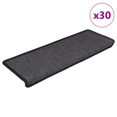Alfombra autoadhesiva escalera sisal 30 uds 65x21x4cm antracita by , Stair mats - Ref: Foro24-3365885, Price: 183,99 €, Disco...