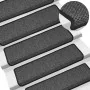 Alfombra autoadhesiva escalera sisal 30 uds 65x21x4cm antracita by , Stair mats - Ref: Foro24-3365885, Price: 183,99 €, Disco...