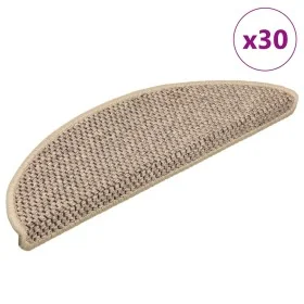 Alfombra autoadhesiva escalera sisal 30 uds beige oscuro von , Treppenmatten - Ref: Foro24-3365866, Preis: 134,09 €, Rabatt: %