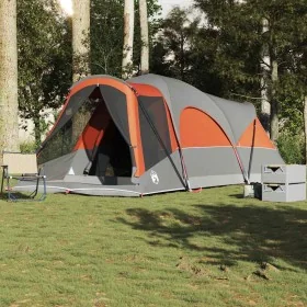 Tienda de campaña familiar túnel 8 personas impermeable naranja by , tents - Ref: Foro24-4009554, Price: 255,90 €, Discount: %