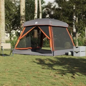 Tienda de campaña familiar 6 personas impermeable gris naranja von , Zelte - Ref: Foro24-4009568, Preis: 190,99 €, Rabatt: %