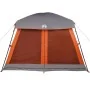 Tienda de campaña familiar 6 personas impermeable gris naranja by , tents - Ref: Foro24-4009568, Price: 190,99 €, Discount: %
