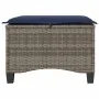 Taburetes de jardín con cojines 2 uds gris 55x55x36 cm von , Hocker für den Außenbereich - Ref: Foro24-4108252, Preis: 126,70...