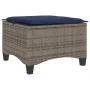 Taburetes de jardín con cojines 2 uds gris 55x55x36 cm von , Hocker für den Außenbereich - Ref: Foro24-4108252, Preis: 126,70...