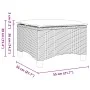 Taburetes de jardín con cojines 2 uds gris 55x55x36 cm von , Hocker für den Außenbereich - Ref: Foro24-4108252, Preis: 126,70...