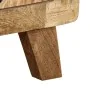 Mesilla de noche 2 uds 37x32x50 cm madera mango rugosa | Tu tienda online para hogar, jardín y más Foro24.es