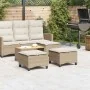 Taburetes de jardín con cojines 2 uds beige 55x55x36 cm von , Hocker für den Außenbereich - Ref: Foro24-4108250, Preis: 127,2...