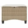 Taburetes de jardín con cojines 2 uds beige 55x55x36 cm von , Hocker für den Außenbereich - Ref: Foro24-4108250, Preis: 127,2...