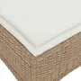 Taburetes de jardín con cojines 2 uds beige 55x55x36 cm von , Hocker für den Außenbereich - Ref: Foro24-4108250, Preis: 127,2...