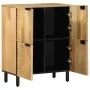 Aparador marrón 60x33x75 cm madera maciza mango by , CD and DVD storage - Ref: Foro24-4017746, Price: 135,07 €, Discount: %