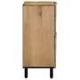 Aparador marrón 60x33x75 cm madera maciza mango by , CD and DVD storage - Ref: Foro24-4017746, Price: 135,07 €, Discount: %