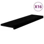 Peldaños de escalera 16 uds madera maciza roble marrón oscuro by , Stair mats - Ref: Foro24-3283051, Price: 701,33 €, Discoun...