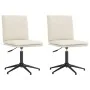 Sillas de comedor 2 unidades terciopelo crema by , dining chairs - Ref: Foro24-3315376, Price: 115,45 €, Discount: %