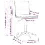 Sillas de comedor 2 unidades terciopelo crema by , dining chairs - Ref: Foro24-3315376, Price: 115,45 €, Discount: %