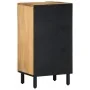 Aparador marrón 40x33x75 cm madera maciza mango by , CD and DVD storage - Ref: Foro24-4017744, Price: 102,57 €, Discount: %