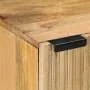 Aparador marrón 40x33x75 cm madera maciza mango by , CD and DVD storage - Ref: Foro24-4017744, Price: 102,57 €, Discount: %