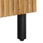 Aparador marrón 40x33x75 cm madera maciza mango by , CD and DVD storage - Ref: Foro24-4017744, Price: 102,57 €, Discount: %