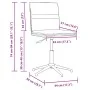Sillas de comedor 6 unidades terciopelo verde oscuro by , dining chairs - Ref: Foro24-3315699, Price: 334,26 €, Discount: %