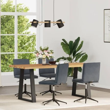 Sillas de comedor 4 unidades terciopelo gris oscuro by , dining chairs - Ref: Foro24-3315638, Price: 223,10 €, Discount: %
