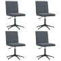 Sillas de comedor 4 unidades terciopelo gris oscuro by , dining chairs - Ref: Foro24-3315638, Price: 223,10 €, Discount: %