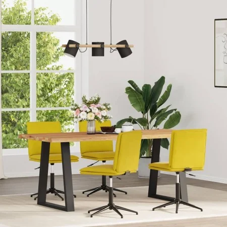 Sillas de comedor 4 unidades terciopelo amarillo by , dining chairs - Ref: Foro24-3315644, Price: 222,77 €, Discount: %