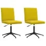 Sillas de comedor 2 unidades terciopelo amarillo by , dining chairs - Ref: Foro24-3315374, Price: 114,50 €, Discount: %