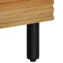 Aparador alto madera maciza de mango marrón 60x33x100 cm by , CD and DVD storage - Ref: Foro24-4017750, Price: 255,99 €, Disc...