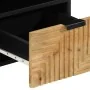 Mueble de TV madera maciza de mango marrón 100x33x46 cm by , CD and DVD storage - Ref: Foro24-4017738, Price: 123,46 €, Disco...