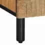 Mueble de TV madera maciza de mango marrón 100x33x46 cm by , CD and DVD storage - Ref: Foro24-4017738, Price: 123,46 €, Disco...